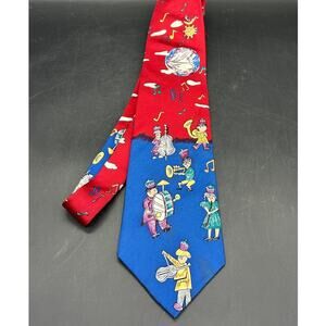 Vintage Save the Children Tie‎ Troy Universal Music 100% Silk
